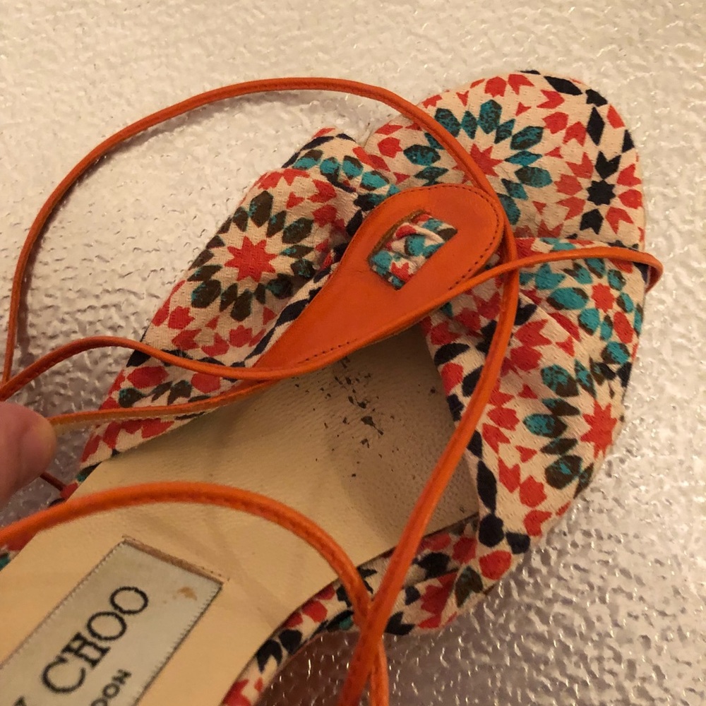 Jimmy Choo wedges. Size 8.5- runs small. EUC. - Picture 4 of 5
